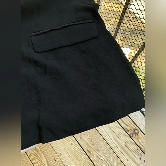 Madewell Rosedale Double-Breasted Black Blazer Jacket in Crepe Size 18W NWT - Picture 10 of 17